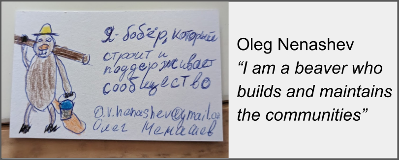 My personal card